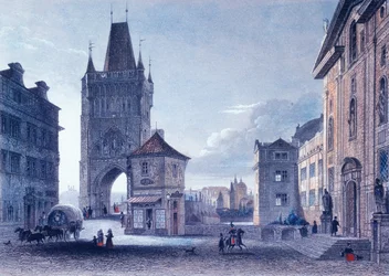 Oude Stadsbrugtoren, ca. 1840